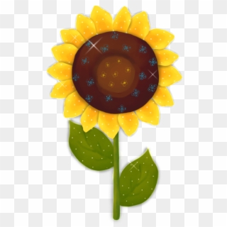 Painting Sunflower Transparent - Deseos Feliz Fin De Semana Clipart