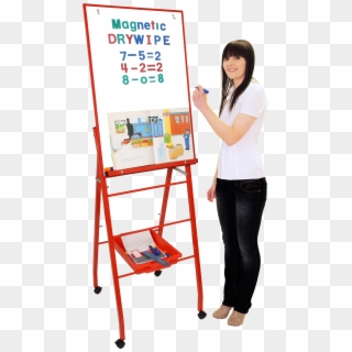 Single Boarded Mobile 'a-frame' Easel 'portrait Style' Clipart