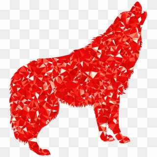 This Free Icons Png Design Of Ruby Howling Wolf Clipart