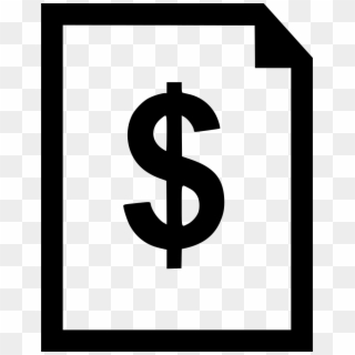 Document Dollar Sign Comments Clipart