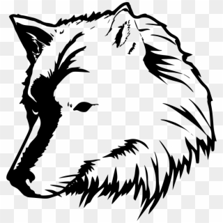 Png File - Contour Drawing Wolf Clipart