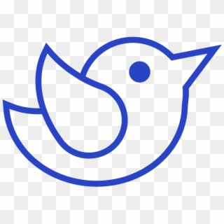 Outline Of Twitter Logo Clipart
