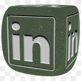 Linkedin, Socialmedia, Social Network, Jobs, Cube - Plastic Clipart