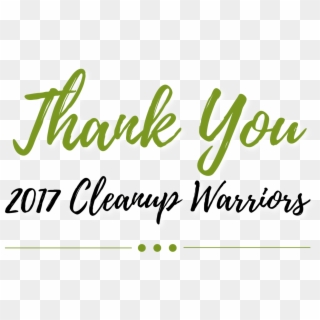 2017 Thank You - Calligraphy Clipart