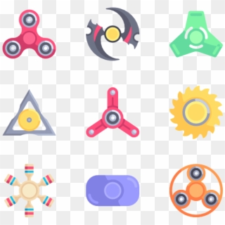Fidget Spinner - Spinners Icon Clipart