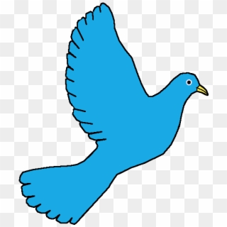 Peace Dove-blue - Blue Dove Clipart