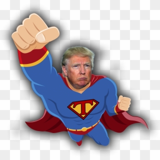 The - Donald Trump As Superman Clipart