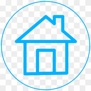 Blue Local Icon - White House Icon Png Clipart