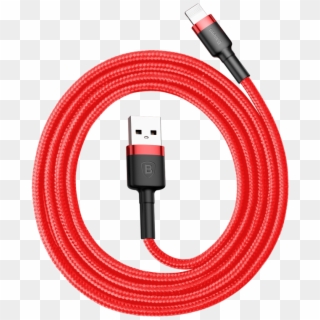 Iphone Charger Cable Mfi Certified Lightning To Usb - 1m Red Baseus Cafule Type C Clipart