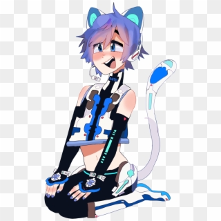 Cyberneko Kaito - Cartoon Clipart
