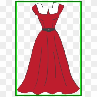 Clothes Clipart Clothing Rack - Gown - Png Download