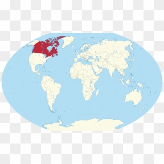 Canada Location Map - World Map Of Colombia Clipart
