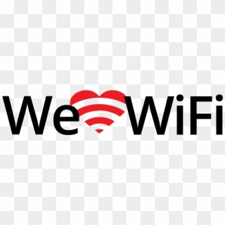 We Heart Wifi - Wifi Heart Clipart