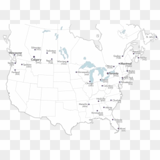 Map Of Canada And Usa - Greater United States Of America Clipart