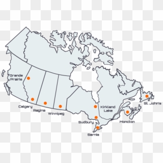 Serving All Of Canada - Nova Scotia On Us Map Clipart