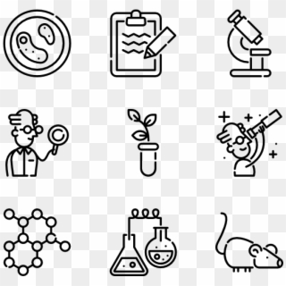 Mad Science - Food Icons Png Clipart
