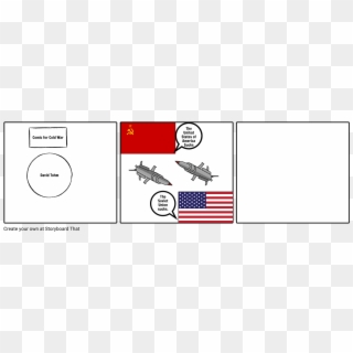 Comic Of Cold War - Flag Of The United States Clipart