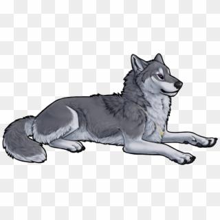 Grey Anime Wolf , Png Download - Grey Anime Wolf Clipart