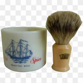 Old Spice Shaving Mug - Shave Brush Clipart