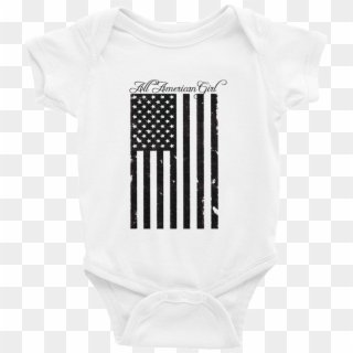 All American Girl Infant Bodysuit - Monochrome Clipart
