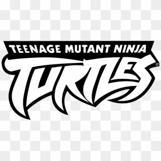 Turtles Ninja Logo Black And White - Teenage Mutant Ninja Turtles 2003 Logo Clipart