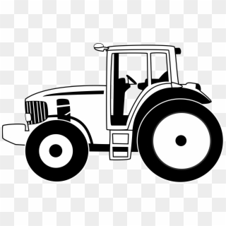 Car Outline Png - Tractor Black And White Clipart Png Transparent Png