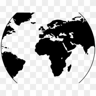 Globe Graphic - World Map Globe Vector Clipart