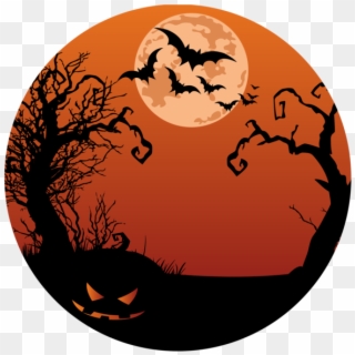 Halloween Moon Png - Large Halloween Clipart
