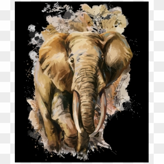 Wild Animal Watercolor Painting Clipart