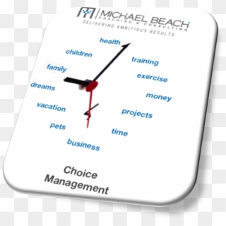 Choice Time Management - Wall Clock Clipart