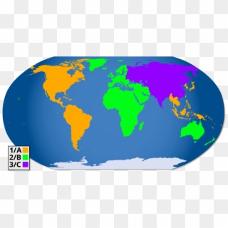Blu-ray Region Codes - World Map Grey Png Clipart