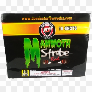 Wholesale Fireworks Mammoth Strobe Red Case 4/1 - D Clipart
