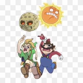 Link And Mario Fan Art Clipart