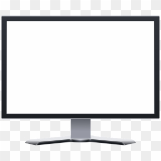 Computer Monitor Lcd Free Picture - Blank Computer Screen Backgrounds Clipart