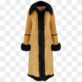 Electra Coat I- Mustard Cord X Tigerlily - Overcoat Clipart