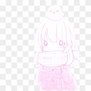 #anime #manga #girl #cute #kawaii #pink #japanese #chibi - Illustration Clipart