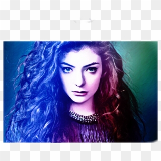 Lorde Sticker - Lorde Curly Hair Clipart