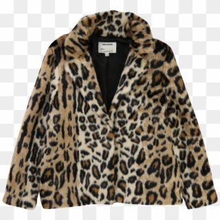 Zadig & Voltaire Kids Faux Fur Coat Leopard - Manteau Leopard Zadig Et Voltaire Clipart