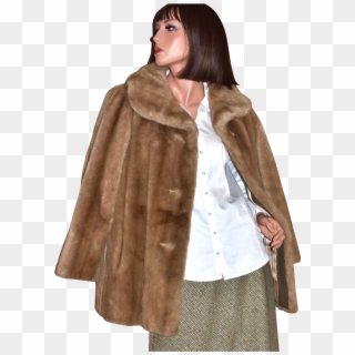 Fur Coat - 1960's Fur Coat Clipart