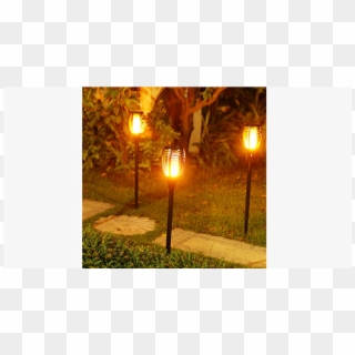Solar Flame Flickering Lamp Torch - Torch Clipart