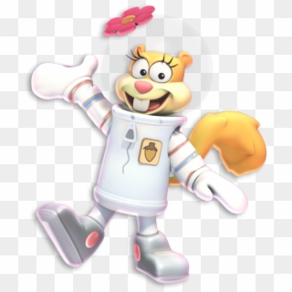 Made A New 3d Model Of Sandy Cheeks From Sponebob Squarepants - Cartoon Clipart
