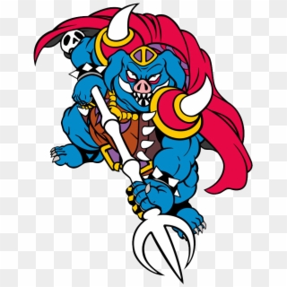 Official Artwork Of Ganon From A Link To The Past - Ganon Alttp Clipart