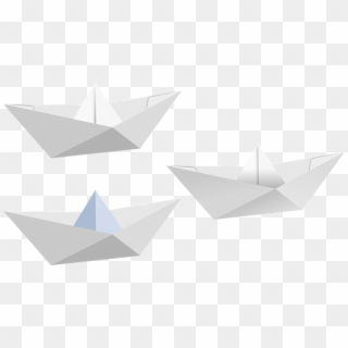 Boat Fold Folded Paper Ship - Paper Boat Clipart Png Transparent Png