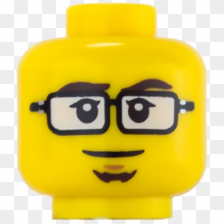 Female Lego Head Glasses Clipart