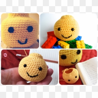 Love Legos Try This Lego Head By Vicki Brown Designs - Lego Crochet Clipart