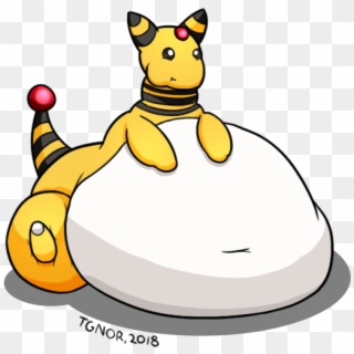 Ample Ampharos - Fat Ampharos Clipart