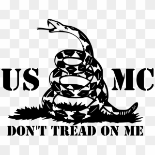 Usmc Dont=tread On Me File Size - Revolutionary War Militia Flag Clipart