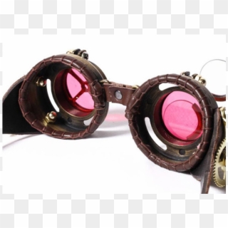 Gothic / Steampunk / Cyberpunk Leather Welding Goggles - Lens Clipart
