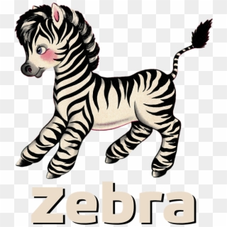Click And Drag To Re-position The Image, If Desired - Retro Baby Zebra Clipart