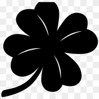 Clover Clipart Tattoo - Black Shamrock Clipart - Png Download